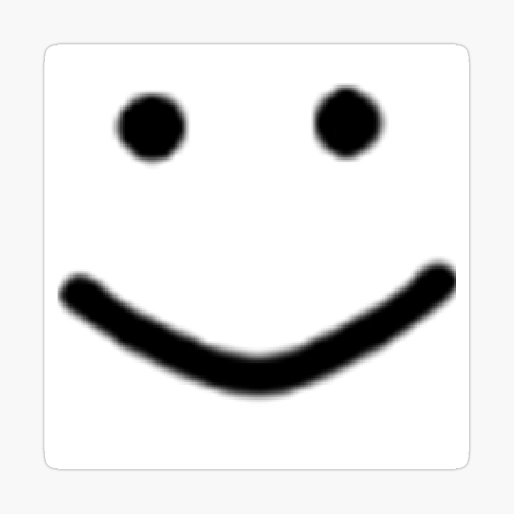 roblox smile stickers redbubble