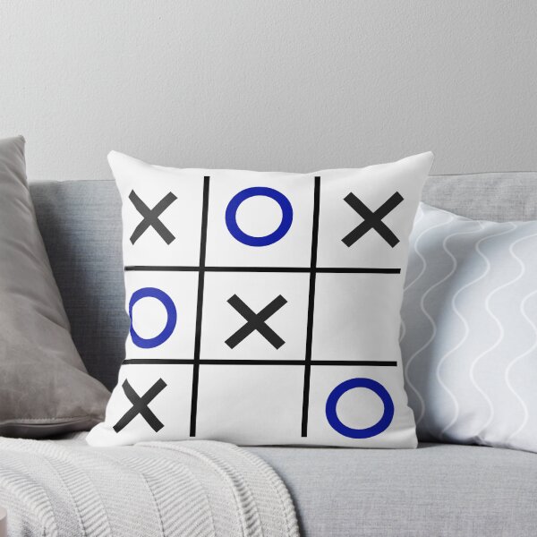 Item preview, Tic-Tac-Toe, Xs & Os, Noughts & Crosses (black/blue) designed and sold by Obawan.
