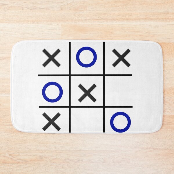 Item preview, Tic-Tac-Toe, Xs & Os, Noughts & Crosses (black/blue) designed and sold by Obawan.