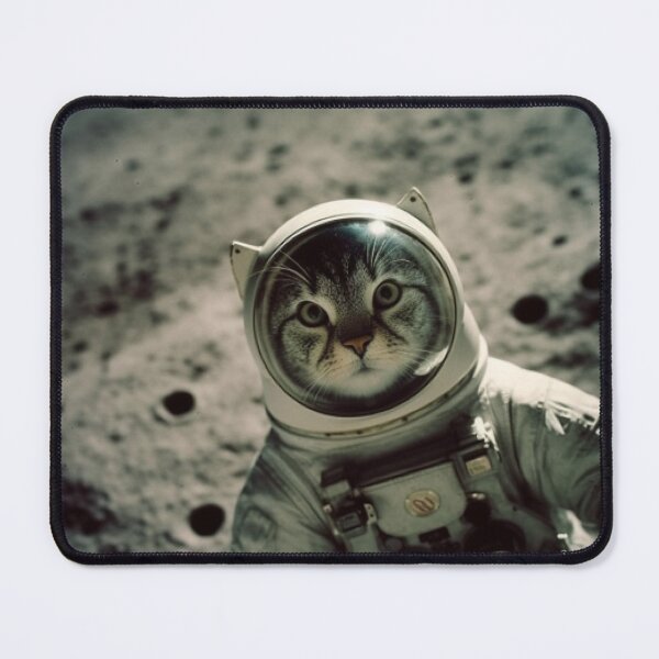 Item preview, Cosmic Adventures - Cat in Space Suit on the Moon designed and sold by Dubage603.