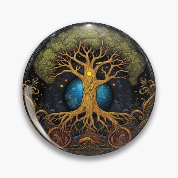 Item preview, Cosmic Roots of Yggdrasil | White | Sacred Life Tree designed and sold by FantasySoul.