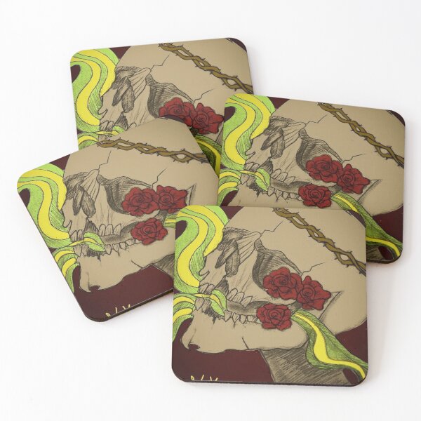 Item preview, skeleton with roses designed and sold by Nkart1004.