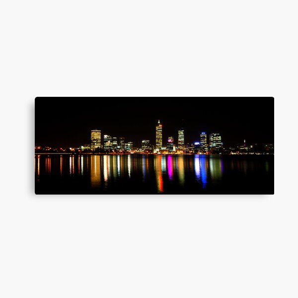 Perth, Western Australia, at night Canvas Print