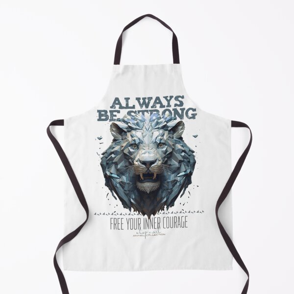 Item preview, Facets of strength, frosty beauty: The lion in the ice designed and sold by utopio-art.