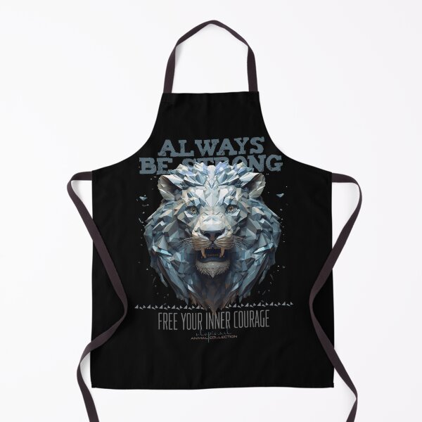Item preview, Facets of strength, frosty beauty: The lion in the ice designed and sold by utopio-art.