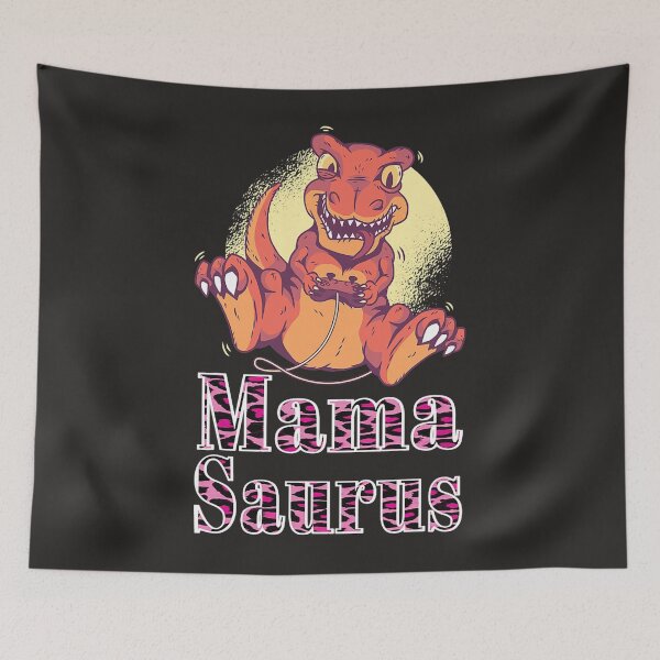 Item preview, MamaSaurus TRex Funny Mama Saurus Dinosaurs Gamer designed and sold by WayneLMurphy.