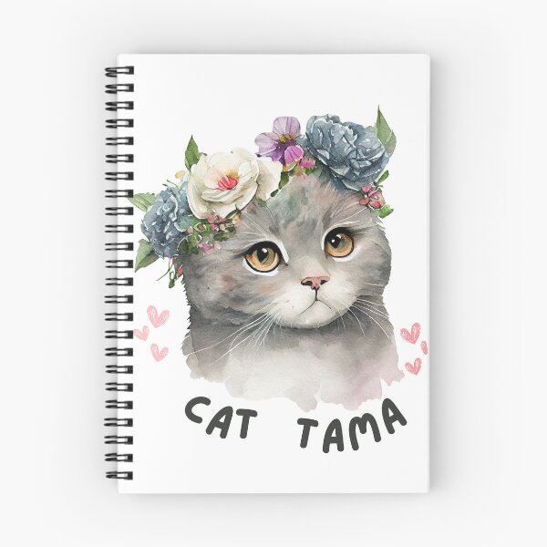 Item preview, Cute Cat Tama watercolour Design  designed and sold by Harsh  Katariya.