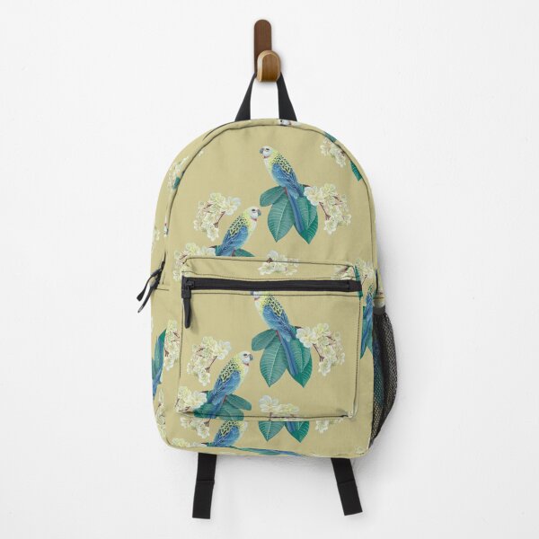 Item preview, Small Gold - Tropical Pale Headed Rosellas with Frangipani designed and sold by KamelionStudios.