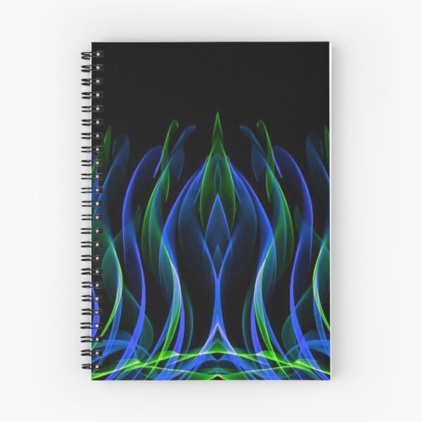 Item preview, Blue/Green Neon Flames designed and sold by MidnightRain.