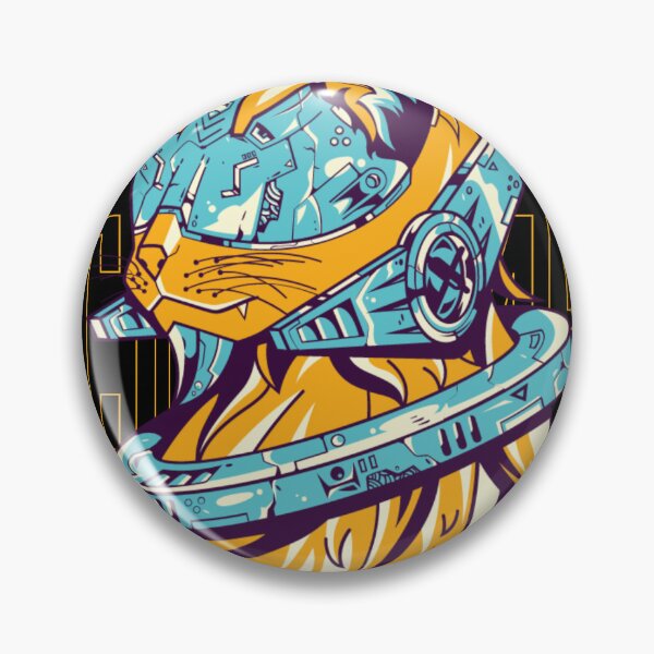 Item preview, Retro Mecha Cat Tama Design  designed and sold by Harsh  Katariya.