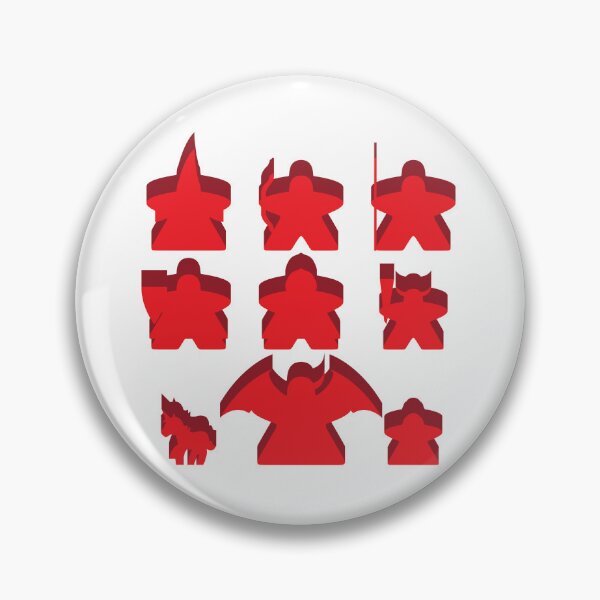 Item preview, DnD Meeples designed and sold by AWoodDesigns.