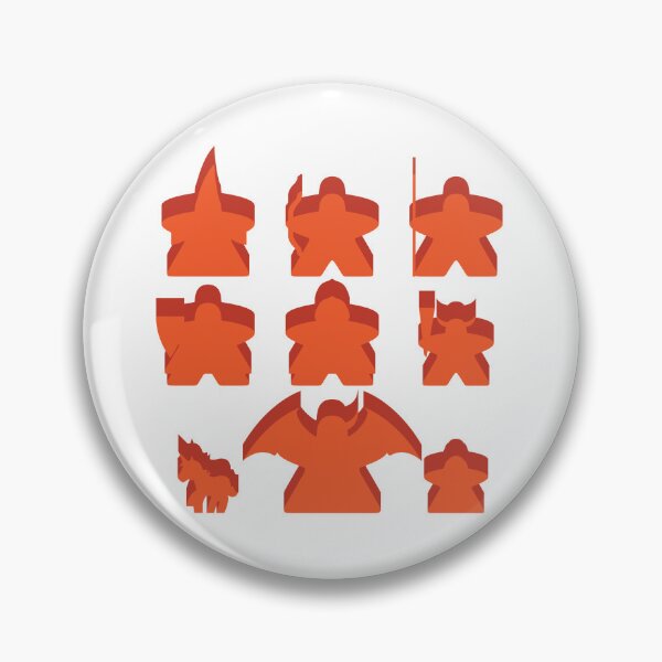 Item preview, DnD Meeples designed and sold by AWoodDesigns.