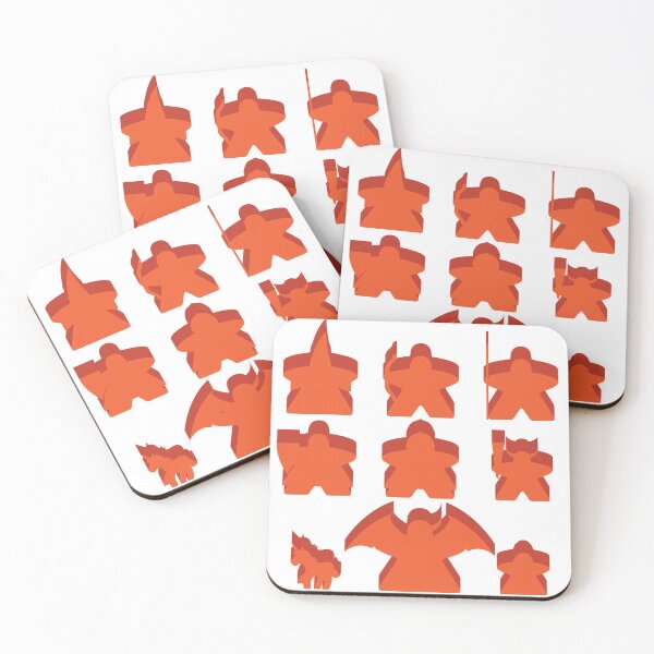 Item preview, DnD Meeples designed and sold by AWoodDesigns.