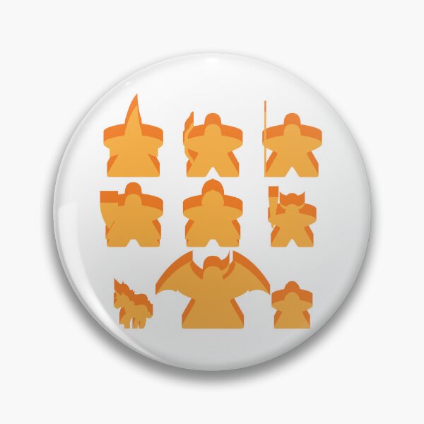Item preview, DnD Meeples designed and sold by AWoodDesigns.