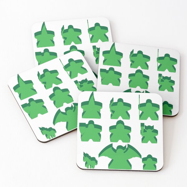 Item preview, DnD Meeples designed and sold by AWoodDesigns.