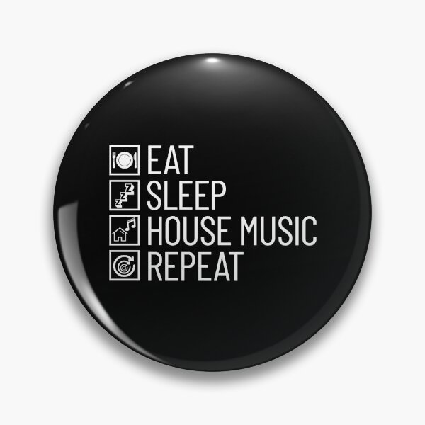 Item preview, Eat Sleep House Music Repeat EDM Lover DJ House Music Gear designed and sold by SoundSwaag.
