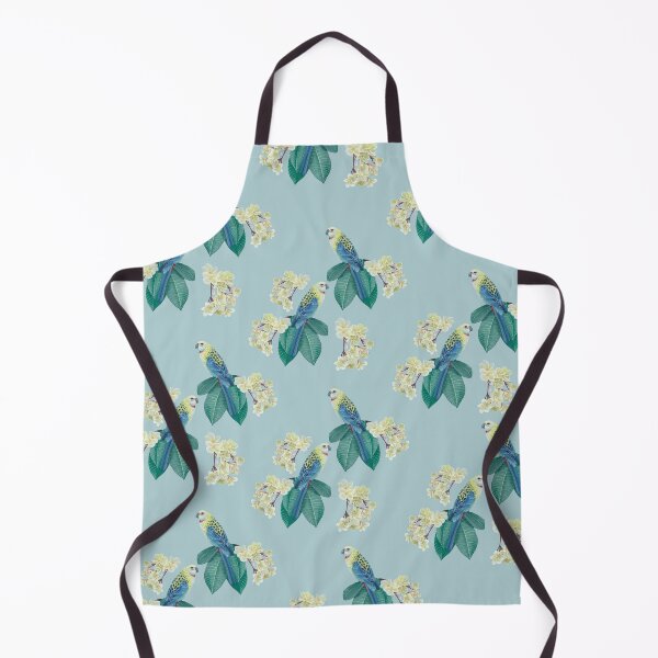 Item preview, Small Blue - Tropical Pale Headed Rosellas with Frangipani designed and sold by KamelionStudios.