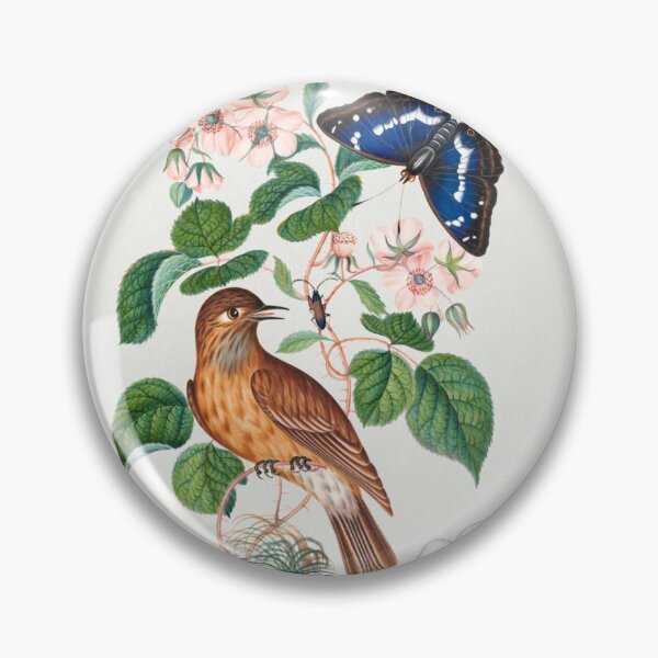 Item preview, Flowers, Butterflies and Birds Vintage Design _2 designed and sold by Freewildflower.