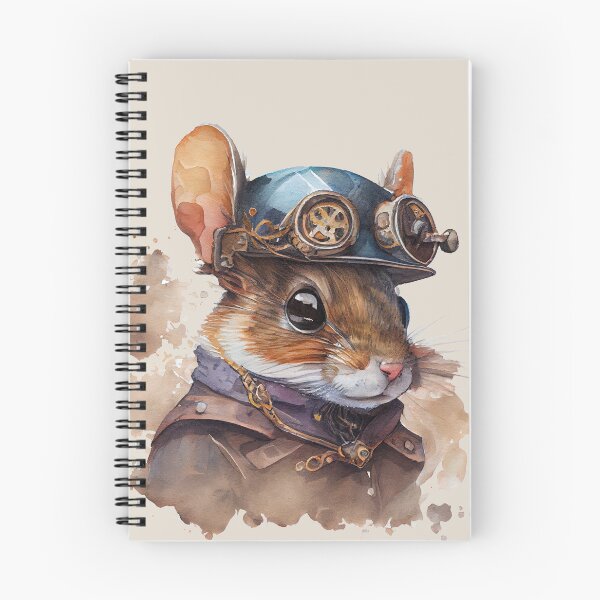 Item preview, Steampunk Mouse Profile Portrait Fantasy Art designed and sold by Sturdust.