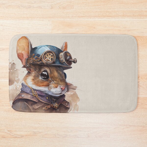 Item preview, Steampunk Mouse Profile Portrait Fantasy Art designed and sold by Sturdust.