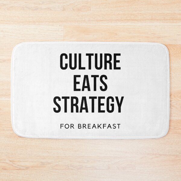 Item preview, Culture Eats Strategy For Breakfast designed and sold by bettercolors.