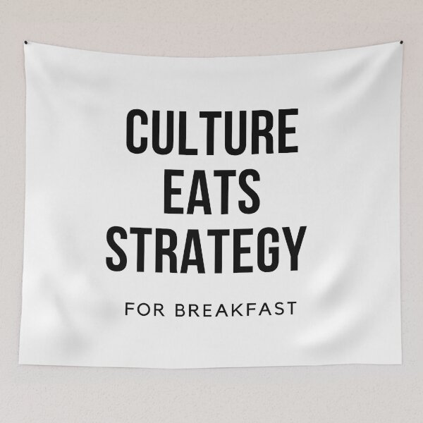 Item preview, Culture Eats Strategy For Breakfast designed and sold by bettercolors.