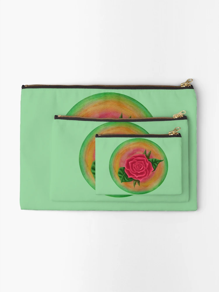 Thumbnail 2 of 4, Zipper Pouch, Spring designed and sold by drawnexplore.