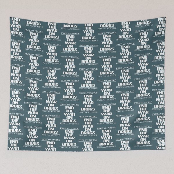 Item preview, END THE WAR ON DRUGS - FREE MY PEOPLE designed and sold by Brentleeworthyg.