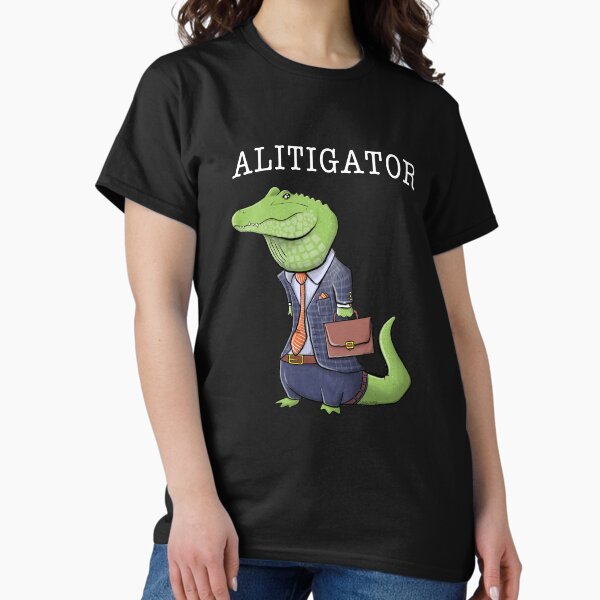 Vista previa del artículo con la obra «Alitigator - Alligator Lawyer», diseñado y vendido por conecandy.