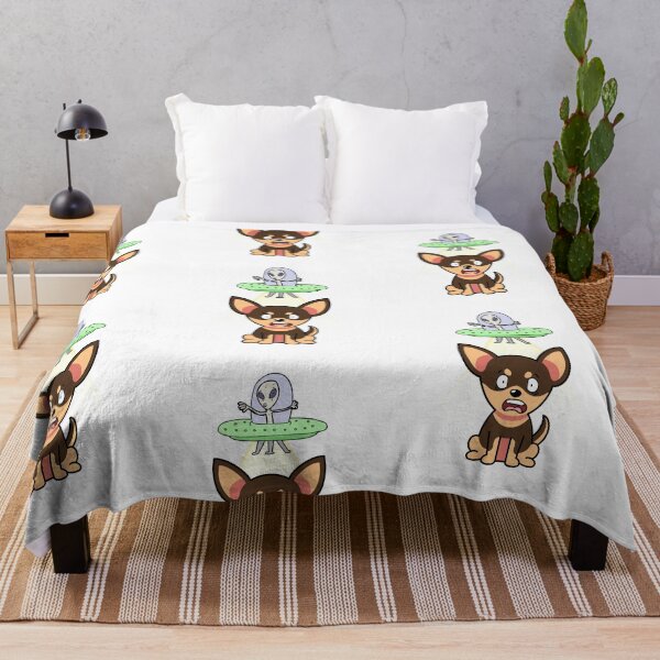Item preview, Cute Small Dog is being abducted by aliens designed and sold by Pet Station.