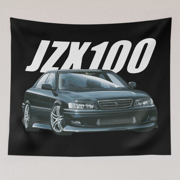 Item preview, JZX100 TRD TOURER V CHASER MARK II tOYOTA Drift 1jz street car FOREST GREEN designed and sold by cowtownCOWBOY.