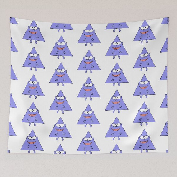 Item preview, Funny Weird Purple Triangle Man Kid Drawing designed and sold by SunnieCoast.