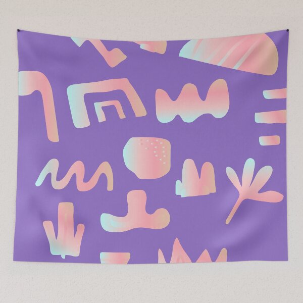 Item preview, Purple Pastel Matisse patterns designed and sold by MaiZephyr.