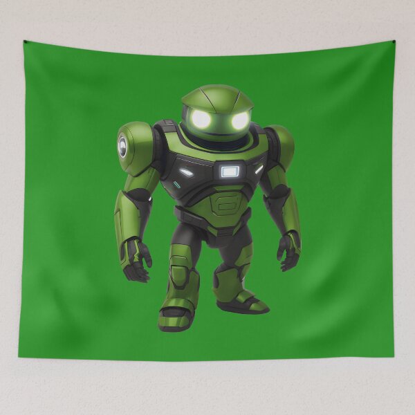 Item preview, Green Robot - Inspirational and Unique Art for Tech Lovers designed and sold by Mementium.