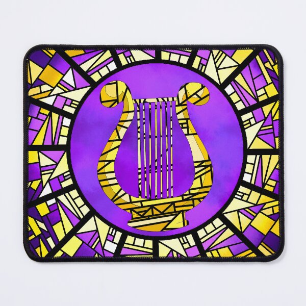 Item preview, Apollo Lyre Stained Glass designed and sold by Kyra Thrilkill.