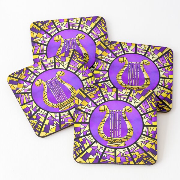 Item preview, Apollo Lyre Stained Glass designed and sold by Kyra  Thrilkill.