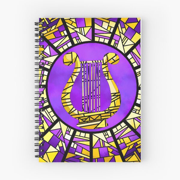 Item preview, Apollo Lyre Stained Glass designed and sold by Kyra  Thrilkill.