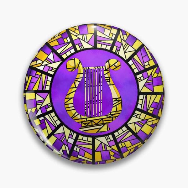 Item preview, Apollo Lyre Stained Glass designed and sold by Kyra  Thrilkill.