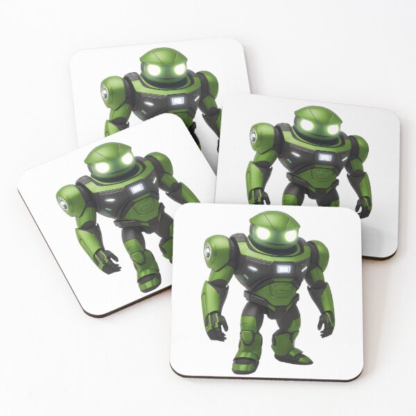 Item preview, Green Robot - Inspirational and Unique Art for Tech Lovers designed and sold by Mementium.