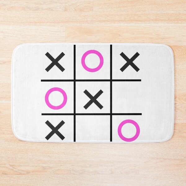 Item preview,  Tic-Tac-Toe, Xs & Os, Noughts & Crosses (barbie pink/black) designed and sold by Obawan.