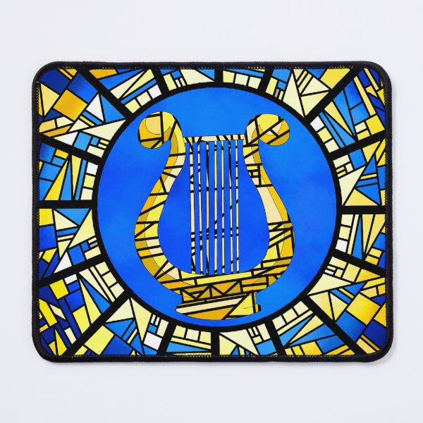 Item preview, Apollo Lyre Stained Glas #2 designed and sold by Kyra Thrilkill.