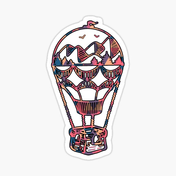 Item preview, hot air balloon designed and sold by SketchyPedals.