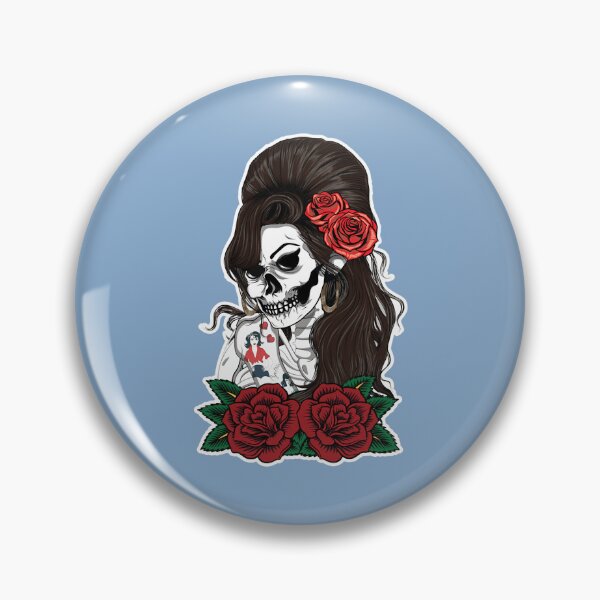 Item preview, Amy Winehouse Skull Unique designed and sold by tylishione.