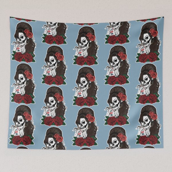 Item preview, Amy Winehouse Skull Unique designed and sold by tylishione.