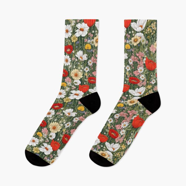 Aperçu de l'œuvre Fou de fleurs sauvages ! Coquelicots et marguerites et plus encore... créée et vendue par LuluLovely.