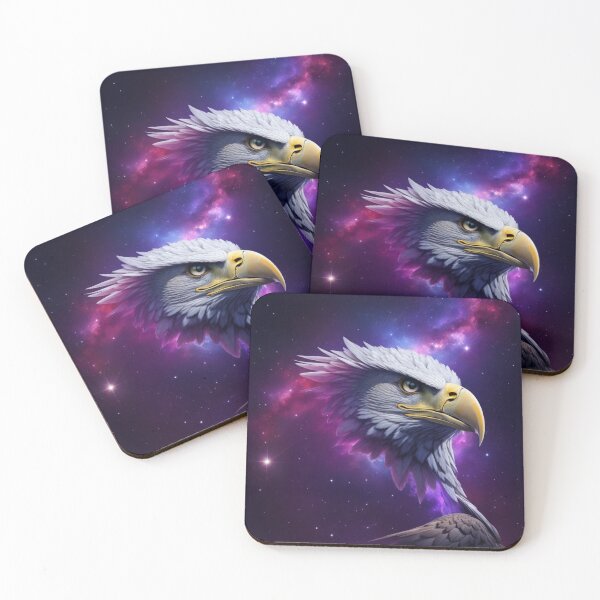 Item preview, eagle head space nebula designed and sold by Artque24.