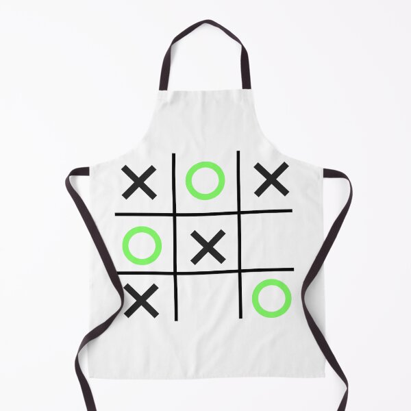 Item preview, Tic-Tac-Toe, Xs & Os, Noughts & Crosses (lime/black) designed and sold by Obawan.