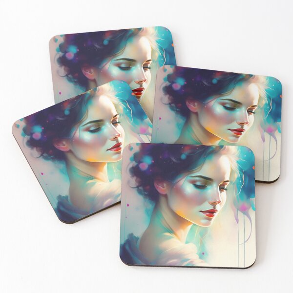 Item preview, Watercolor Woman Portrait designed and sold by Anne Tout en Douceur.