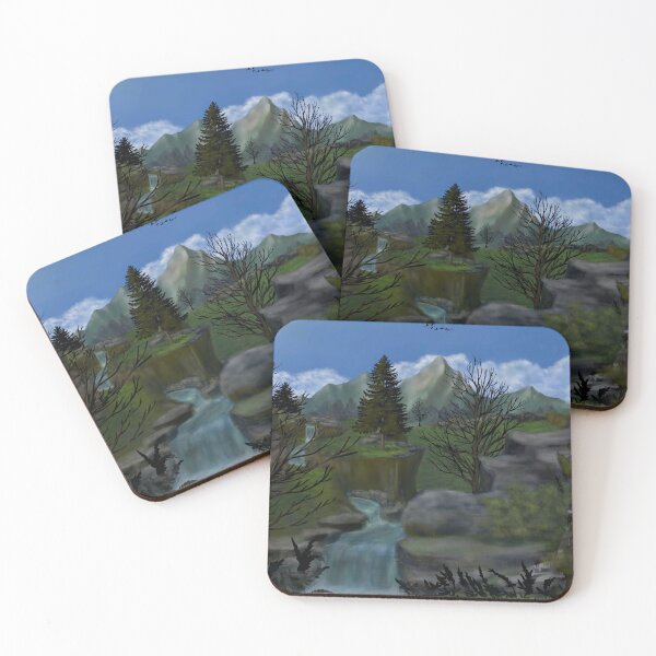 Item preview, Beautiful Mountain creek landscape  designed and sold by J-KAP.