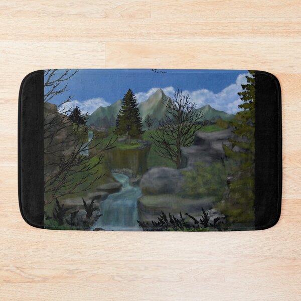 Item preview, Beautiful Mountain creek landscape  designed and sold by J-KAP.